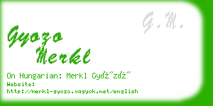 gyozo merkl business card
